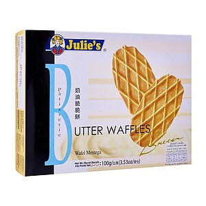 JULIE'S BUTTER WAFFLES 100G