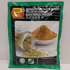 BABAS FENNEL POWDER 70GM (JINTAN MANIS)