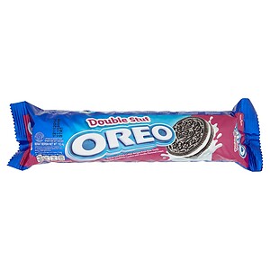 OREO DOUBLE STUFF CHOCOLATE SANDWICH COOKIES WITH VANILLA FLAVORED CREAM 147.7G