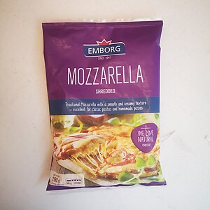 EMBORG SHREDDED CHEESE MOZZARELLA 200GM