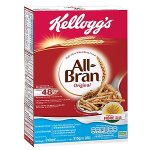 KELLOGGS ALL BRAN CEREAL 315GM