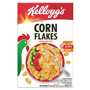 KELLOGGS CORNFLAKE CEREAL, 275GM