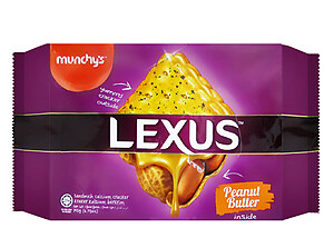 MUNCHY'S LEXUS PEANUT BUTTER SANDWICH CRACKERS 190GM