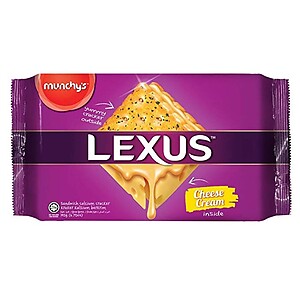 MUNCHY'S LEXUS CHEESE CREAM SANDWICH CRACKERS 190GM