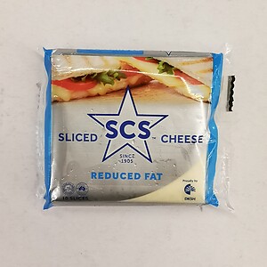 SCS SLICED CHEESE FAT FREE 12S 200GM