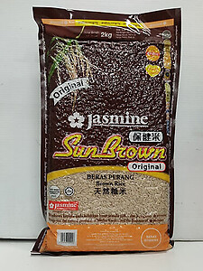 JASMINE SUNBROWN ORIGINAL BROWN RICE 2KG