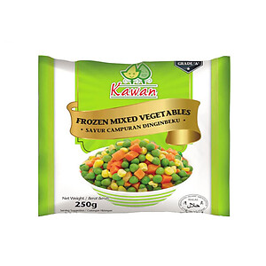 KAWAN FROZEN MIXED VEGETABLES 250GM