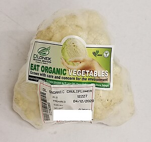 DL ORGANIC CAULIFLOWER (250 - 270 GM)