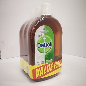 DETTOL ANTISEPTIC LIQ 750ML X 3 VP