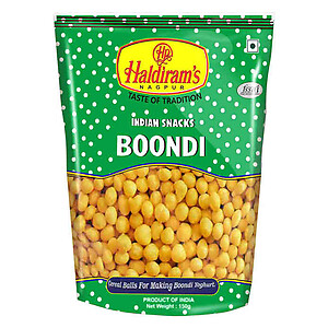 HALDIRAMS NAGPUR BOONDI SNACK 150GM