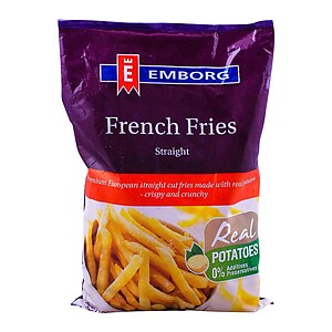 EMBORG STRAIGHT CUT FRENCH FRIES 1KG