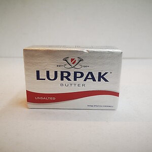 LURPAK BUTTER IN FOIL, 200G, UNSALTED