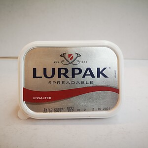 LURPAK BUTTER SPREADABLE, 250G, UNSALTED