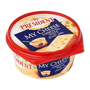 PRESIDENT MY CHEESE EMMENTAL SPREAD, 125G