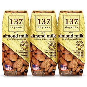 137 DEGREES ALMOND MILK ORIGINAL 3X180ML