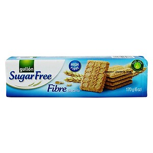 GULLON Sugar FREE FIBRE Biscuits 170G