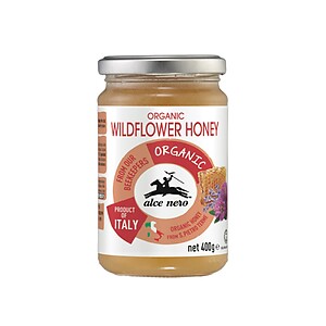 ALCE NERO ORGANIC WILD FLOWER HONEY 400GM