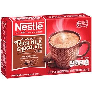 NESTLE HOT COCOA MIX MILK, 4.27OZ, RICH