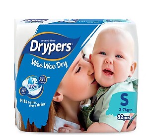 DRYPERS WEE WEE DRY MEGA PACK, S82