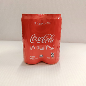 COCA COLA CLASSIC CARBONATED DRINK 4X320ML REGULAR