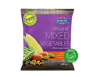 EMBORG ORGANIC MIXED VEGETABLES 400GM