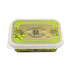 GOLDEN CHURN SPREADABLE TUB, 200G, OLIVE OIL