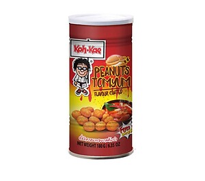 KOH-KAE TOM YAM FLAVOUR COATED PEANUTS 180G