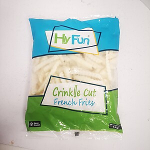 HYFUN CRINKLE CUT FRENCH FRIES 1KG