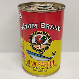 AYAM BRAND SARDINE IN TOMATO SAUCE 300GM