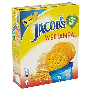 JACOB?S WEETAMEAL WHEAT CRACKER 144G