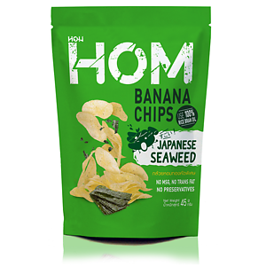 HOM BANANA CHIPS, 45G, J/SWD