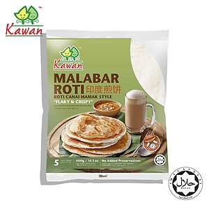 KAWAN MALABAR ROTI, ROTI CANAI MAMAK STYLE 400G