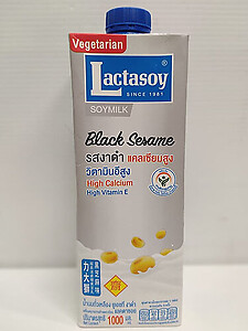 LACTASOY SOY MILK BLACK SESAME 1L