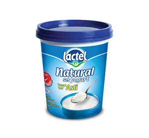 LACTEL NATURAL SET YOGHURT, 470G