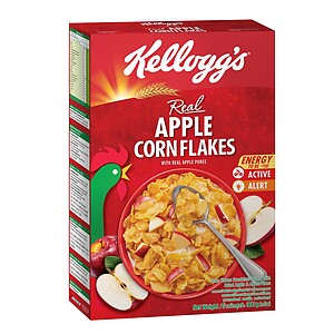 KELLOGGS APPLE CORN FLAKE CEREAL 300G