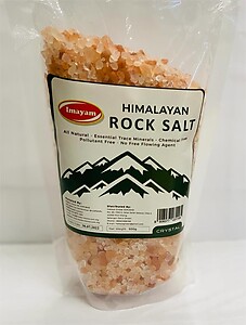 IMAYAM HIMALAYAN ROCK SALT CRYSTAL 500G