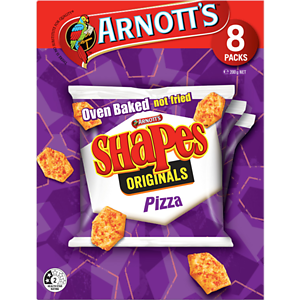 ARNOTT'S SHAPE MULTIPACK, 200G, PZZA