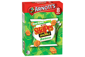 ARNOTT'S SHAPE MULTIPACK, 200G, BBQ