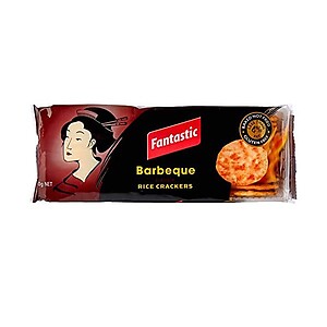 FANTASTIC BARBEQUE Rice CRACKERS 100G