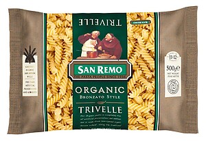 SAN REMO ORGANIC TRIVELLE 500G