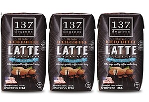 137 DEGREES COFFEE LATTE 3X180ML