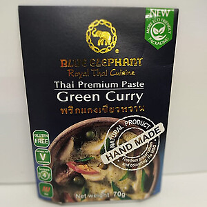 BLUE ELEPHANT PASTE 70GM GREEN CURRY