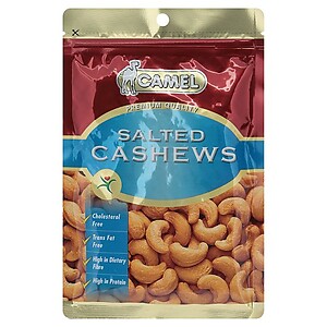 CAMEL SALTED CASHEWS 150G