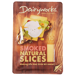 DAIRYWORKS SMOKED NATURAL SLICES 200G