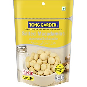 TG SALTED MACADAMIAS 150G