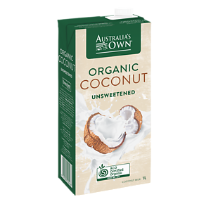 AUSTRALIA'S OWN UNSWEETENED COCONUT MILK 1L