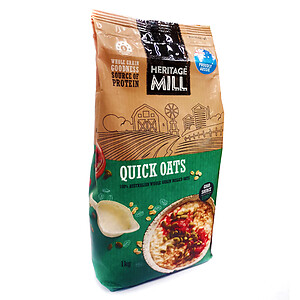 HERITAGE MILL QUICK OATS, 1KG