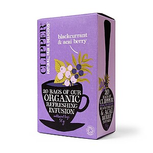 CLIPPER ORGANIC WILD BERRY TEA 50G