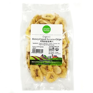 ORGANIC HONEYDIPPED BANANA CHIPS 130G