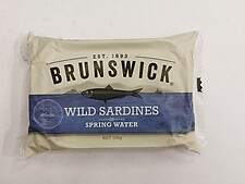 BRUNSWICK WILD SARDINE IN SPRING WATER, 106G